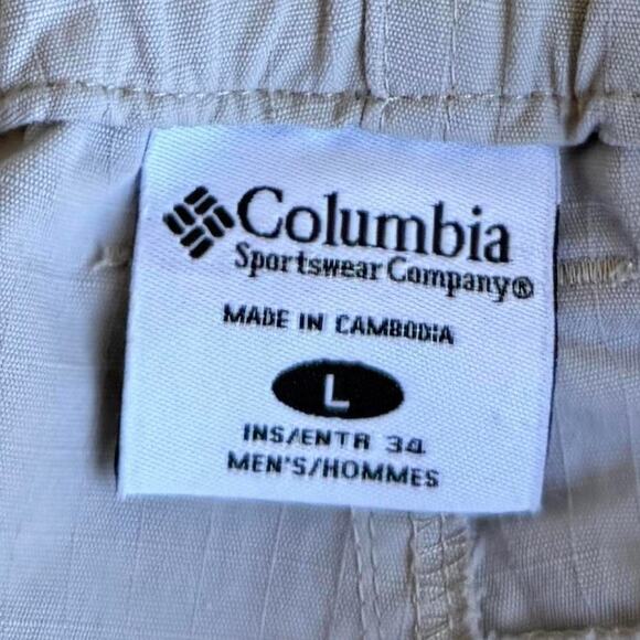 Vintage Y2K Baggy Columbia PFG Cargo Pants Utility Skater Cyber Grunge Pants - Picture 3 of 3